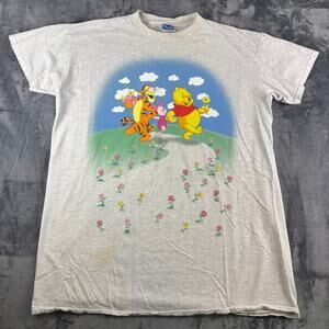 Vintage‎ Winnie the Pooh Graphic T-Shirt One Size 90s Disney Classic Tee